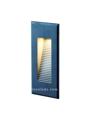 Baliza para exterior LED Dambel Antracita de Dopo | Baliza empotrable LED para exterior rectangular | LeonLeds Iluminación