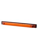 Barre lumineuse de gabarit à LED R1 A SM1 homologuée 12/24 V, blanche, orange et rouge, IP68