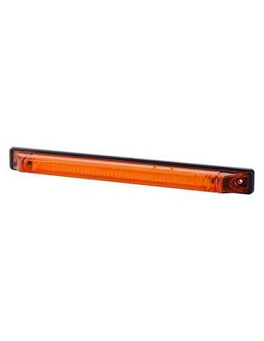 Barra LED de gálibo 12/24V homologada R1 A SM1, blanco, ámbar y rojo IP68
