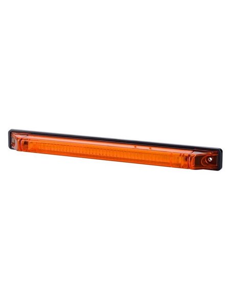Barre lumineuse de gabarit à LED R1 A SM1 homologuée 12/24 V, blanche, orange et rouge, IP68