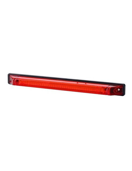 Barre lumineuse de gabarit à LED R1 A SM1 homologuée 12/24 V, blanche, orange et rouge, IP68