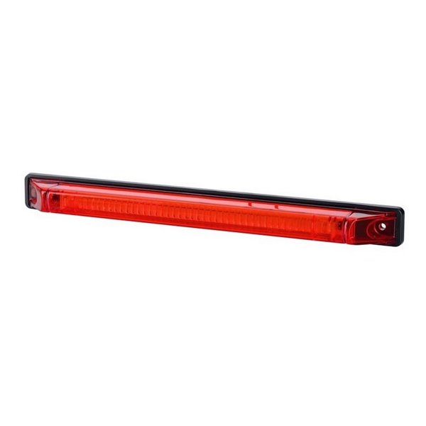 Barre lumineuse de gabarit à LED R1 A SM1 homologuée 12/24 V, blanche, orange et rouge, IP68