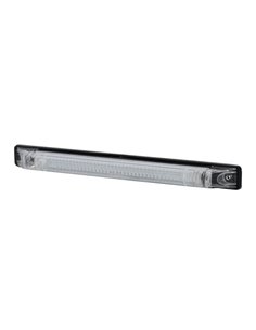 Barra LED de gálibo delantera 12/24V homologada A, blanca IP68