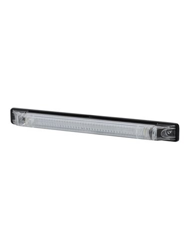 Barra LED de gálibo delantera 12/24V homologada A, blanca IP68