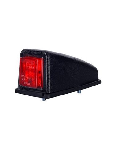 Feu de position d'angle à LED homologué R1 A SM1 12/24 V, blanc, orange et rouge, IP68