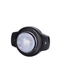 Piloto LED de gálibo redondo con soporte 12/24V homologada R1 A, blanco y rojo IP68