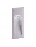 Baliza para exterior LED Belvedere Gris de Dopo | Baliza empotrable LED para exterior rectangular de Dopo | LeonLeds Iluminaci