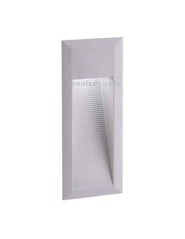 Baliza para exterior LED Belvedere Gris de Dopo | Baliza empotrable LED para exterior rectangular de Dopo | LeonLeds Iluminaci