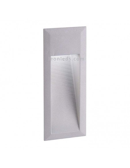 Baliza para exterior LED Belvedere Gris de Dopo | Baliza empotrable LED para exterior rectangular de Dopo | LeonLeds Iluminaci
