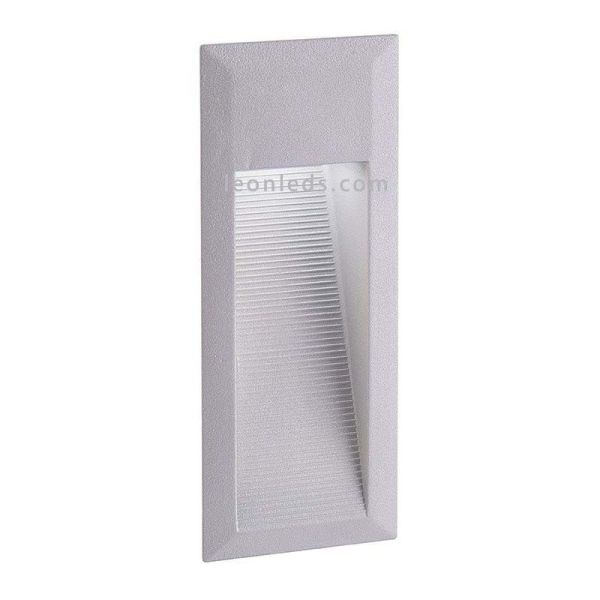 Baliza para exterior LED Belvedere Gris de Dopo | Baliza empotrable LED para exterior rectangular de Dopo | LeonLeds Iluminaci