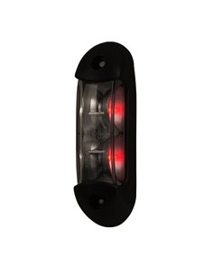 Luz LED de galibo LD 2164 2 funciones 12/24V blanco/rojo homologada R1 y A IP68 2