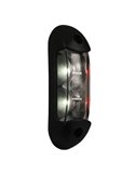 Feu de position à LED LD 2164, 2 fonctions, 12/24 V, blanc/rouge, homologué R1 et A, IP68