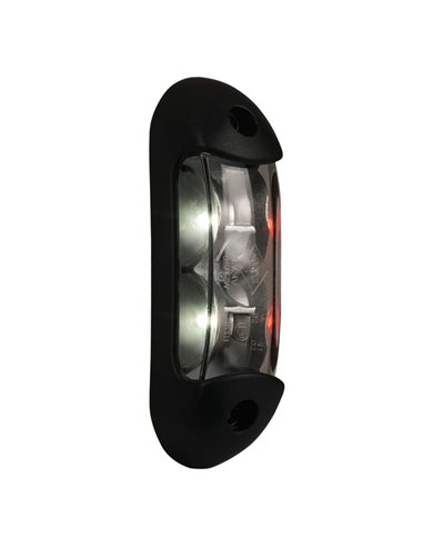 Feu de position à LED LD 2164, 2 fonctions, 12/24 V, blanc/rouge, homologué R1 et A, IP68