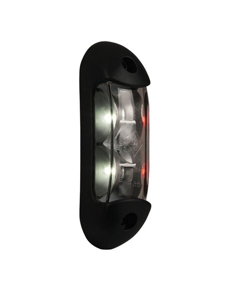 Luz de sinalização LED LD 2164, 2 funções, 12/24V, branca/vermelha, homologada para R1 e A, IP68