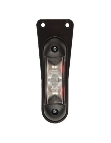 Feu de gabarit à LED LD 2165 12/24V blanc/rouge avec support de suspension, homologué R1 A IP68