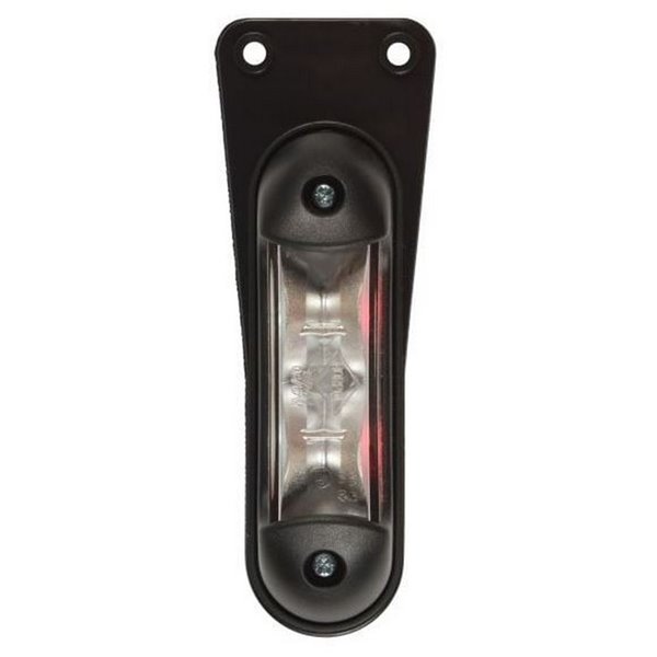 Feu de gabarit à LED LD 2165 12/24V blanc/rouge avec support de suspension, homologué R1 A IP68