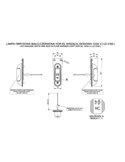 Galibo LED 2 funciones LD 2165 12/24V blanco/rojo con soporte colgante, homologada R1 A IP68