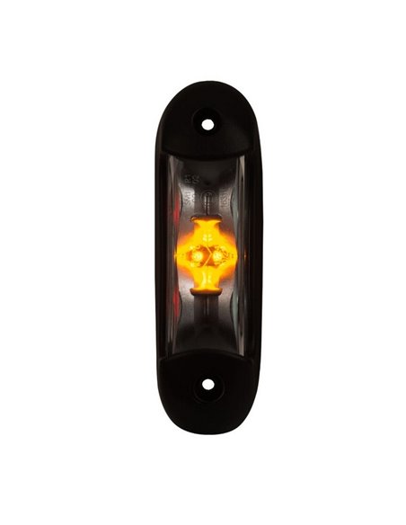 Luz LED de galibo LD 2166 3 funciones 12/24V blanco/ámbar/rojo homologado A SM1 R1 IP68