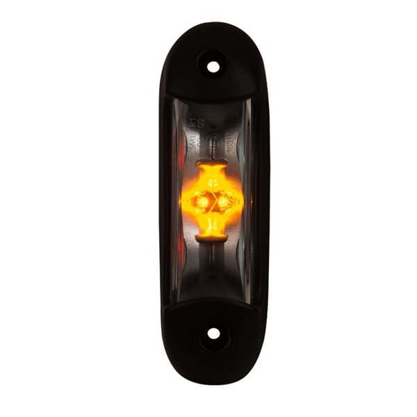 Luz LED de galibo LD 2166 3 funciones 12/24V blanco/ámbar/rojo homologado A SM1 R1 IP68