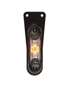 Feu de gabarit à LED LD 2167 3 fonctions 12/24 V blanc/ambre/rouge avec support de suspension A SM1 R1 IP68