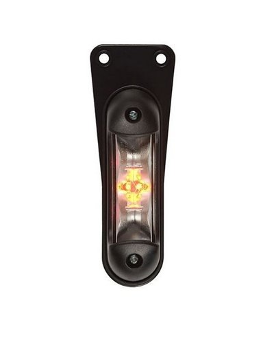 Feu de gabarit à LED LD 2167 3 fonctions 12/24 V blanc/ambre/rouge avec support de suspension A SM1 R1 IP68