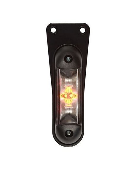 Feu de gabarit à LED LD 2167 3 fonctions 12/24 V blanc/ambre/rouge avec support de suspension A SM1 R1 IP68
