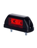 Piloto LED de galibo LD 703 12/24V 2 funciones, luz blanca/roja A R1 IP68
