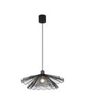 Lámpara de techo MARGARITA varias pantallas rejilla Ø50cm bombilla excl. 1x E27 max. 60W IP20 Negro