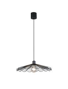 Lámpara de techo MARGARITA pequeña Ø50cm bombilla excl. 1x E27 max. 60W IP20 Negro