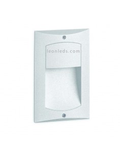 Baliza para exterior LED Lara Blanca de Dopo | Baliza empotrable LED para exterior rectangular de Dopo | LeonLeds Iluminacion