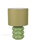 Lámpara de mesa base cerámica KATE grande 47cm bombilla excl. 1x E27 max. 60W Verde