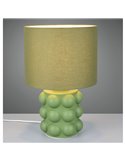 Lámpara de mesa base cerámica KATE grande 47cm bombilla excl. 1x E27 max. 60W Verde