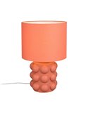 Lámpara de mesa cerámica KATE grande 47cm bombilla excl. 1x E27 max. 60W Naranja