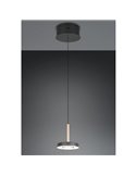 Lámpara de techo LED GUANO 8W 850lm, regulable DIP SWITCH 2300+3000+4000K IP20 Café