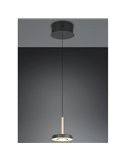 Lámpara de techo LED GUANO 8W 850lm, regulable DIP SWITCH 2300+3000+4000K IP20 Café