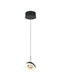Plafonnier LED GUANO 8W 850lm, dimmable par interrupteur DIP, 2300+3000+4000K, IP20, couleur café