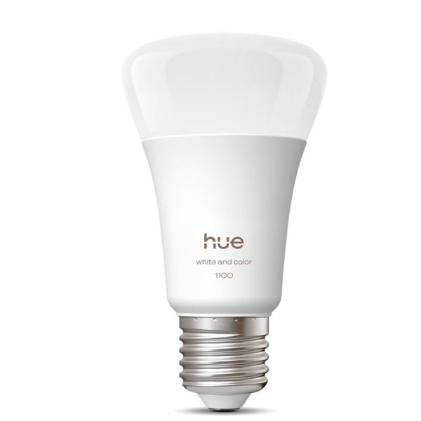 Bombilla LED inteligente Hue E27 A60 1100Lm, 8,1W equivalente 75W, regulable, White&Color Ambiance, control por voz