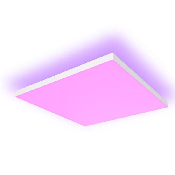 Panel LED inteligente cuadrado DATURA HUE SLIM XL 60x60cm, doble luz, 4300Lm, 2000-6500K +RGB White&Color Ambiance