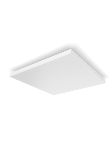 Painel LED inteligente quadrado DATURA HUE SLIM XL 60x60cm, dupla luz, 4300Lm, 2000-6500K + RGB Branco e Colorido Ambiance