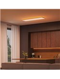 Plafón rectangular LED inteligente DATURA HUE SLIM, 30x120cm, doble luz, 4250Lm, 2000-6500K +RGB White&Color Ambiance
