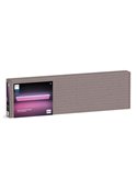 Plafonnier LED rectangulaire intelligent DATURA HUE SLIM, 30 x 120 cm, double éclairage, 4250 lm, 2000-6500 K + RGB Blanc et Amb