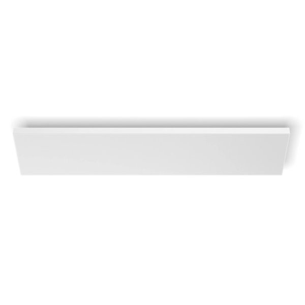 Plafonnier LED rectangulaire intelligent DATURA HUE SLIM, 30 x 120 cm, double éclairage, 4250 lm, 2000-6500 K + RGB Blanc et Amb