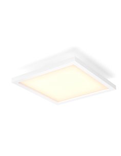 Panneau LED carré intelligent AURELLE Hue, blanc, 30 x 30 cm, 1940 lm, 19 W, ambiance blanche