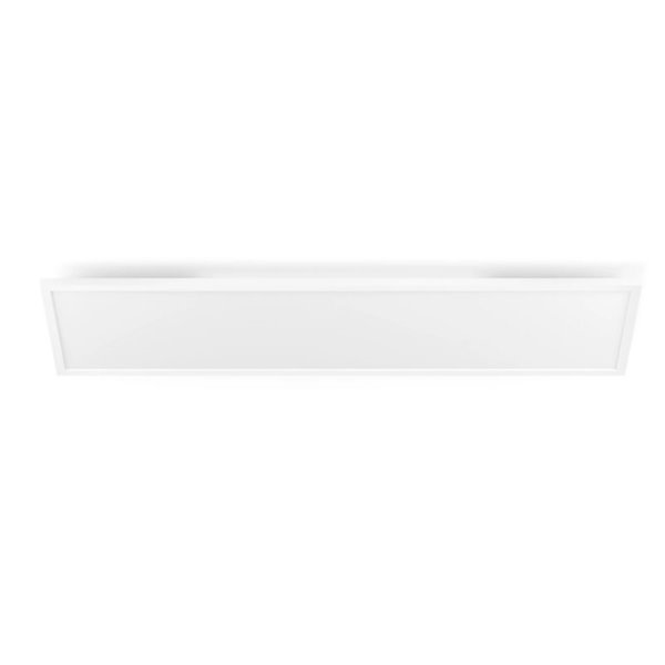 Plafón rectangular LED inteligente AURELLE Hue blanco, 30x120cm, 3750Lm, 2200-6500 Hue White Ambiance
