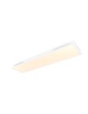 Plafón rectangular LED inteligente AURELLE Hue blanco, 30x120cm, 3750Lm, 2200-6500 Hue White Ambiance