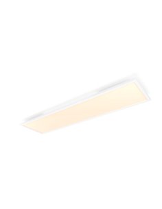 Plafón rectangular LED inteligente AURELLE Hue blanco, 30x120cm, 3750Lm, 2200-6500 Hue White Ambiance