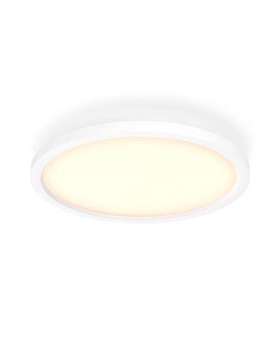 Plafón de techo LED redondo inteligente AURELLE HUE blanco Ø39cm, 2450Lm 21W, White Ambiance