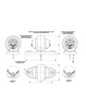 Piloto de galibo LD 465 2 funciones trasero/delantero LED 12/24V base ovalada R1 y A IP68