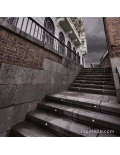 Foco empotrable LED exterior IP65 pequeño | Baliza Empotrable LED redonda empotrable IP65 | LeonLeds Iluminación 2