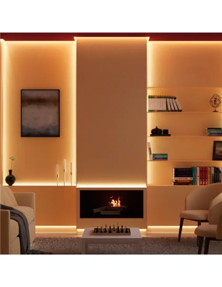 Bande LED intelligente WiZ RGB 4 m, Type C, 6,5 W avec contrôle WiFi